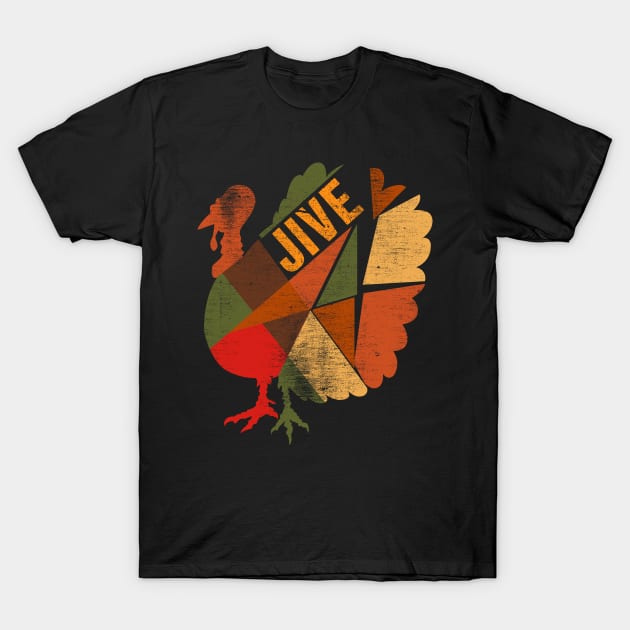 Thanksgiving Turkey Jive T-Shirt by MintaApparel